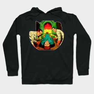 Crematorium Oven in Death Cemetery Hoodie